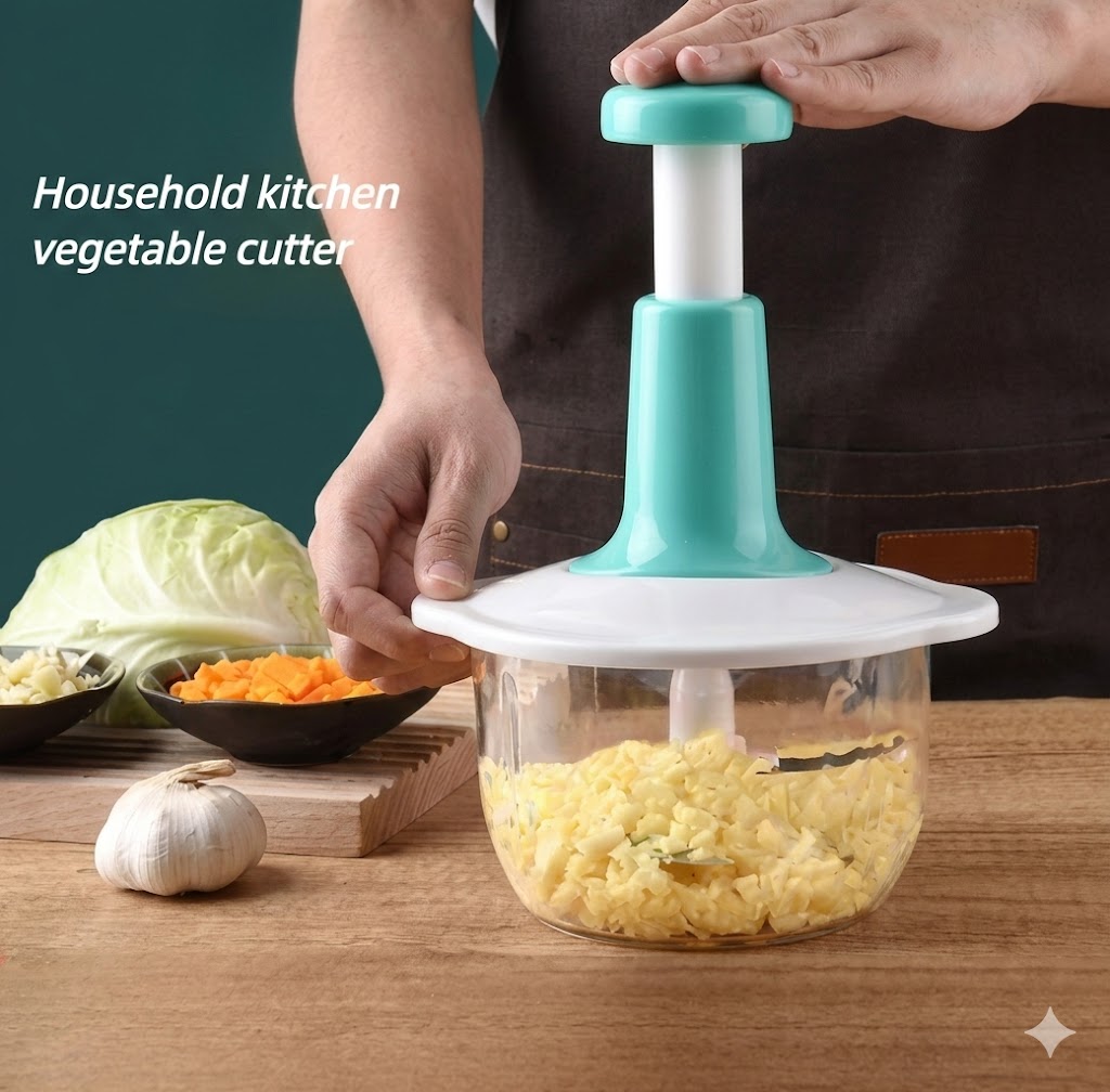 Hand Push Multifunction Chopper, Capacity 2 Liters